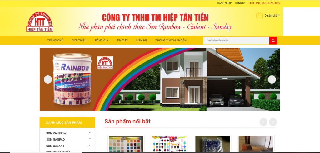 Bán Sơn Bạch Tuyết  Sơn chịu nhiệt  Sơn cho các dự án giao thông  Sơn Nanpao  Sơn nước  Sơn RainBow  Sơn tàu biển